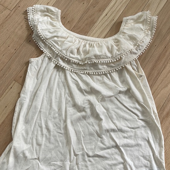 Old Navy Other - Old navy girls xl (14) ruffled top- cream
